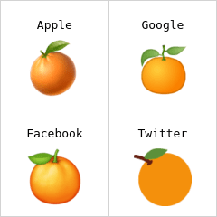 橘子 表情符號