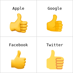 Thumbs up emoji