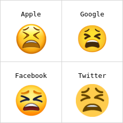 Cara cansada Emojis