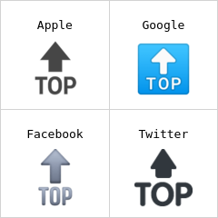 TOP-Pfeil Emoji