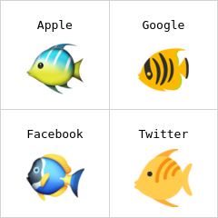 Tropikal balık emoji