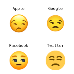 Faccina contrariata Emoji