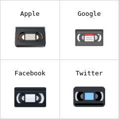 Videokassette Emoji