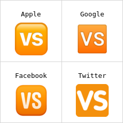 Cuadrado con símbolo de versus Emojis
