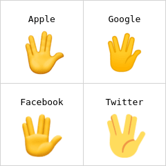 Vulcan salute emoji