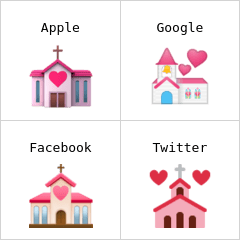 Capela de casamento emoji