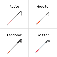 Bastone per non vedenti Emoji