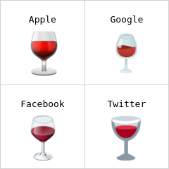 Bicchiere di vino Emoji