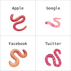 Worm emoji