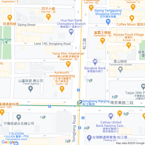 松江南京出口地圖