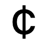 Cent Sign