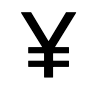 رمز الين الياباني واليوان الصيني
