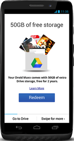  Droid Maxx  के वास्तविक आकार छवि.