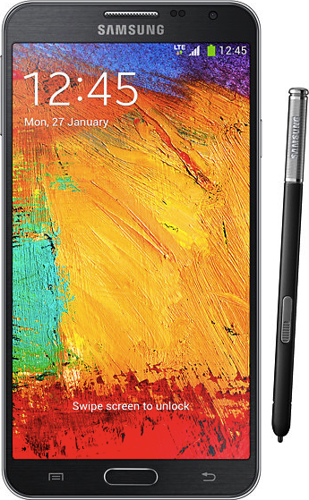 Tatsächliche Größe Bild von  Samsung Galaxy Note 3 Neo .