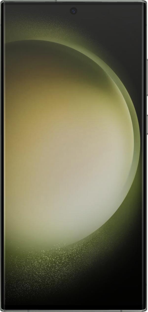  Samsung Galaxy S23 Ultra 5G 의 실제 크기 이미지.
