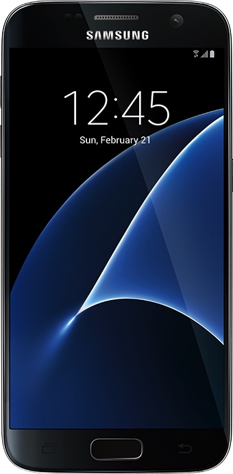 實際尺寸圖像 Samsung Galaxy S7 。