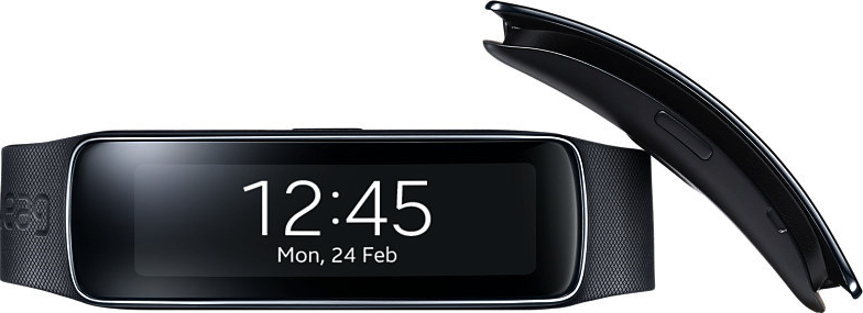 Actual size image of  Samsung Gear Fit .