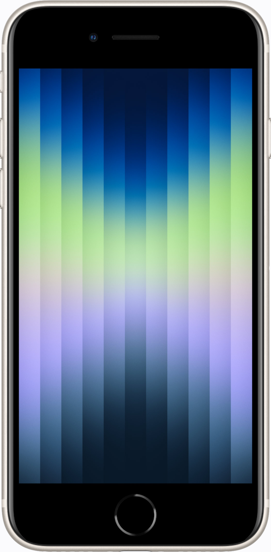 Immagine reale dimensione di  iPhone SE (2020/2022) .