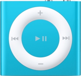 ขนาดภาพที่แท้จริงของ  iPod shuffle 