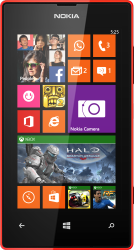 Imagem em tamanho real de  Nokia Lumia 525 .