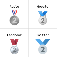 μετάλλιο 2ης θέσης emoji