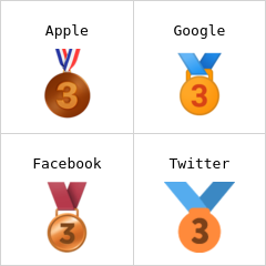 Medalha de bronze emoji