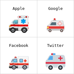 Ambulance emojis