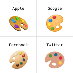 Artist palette emoji