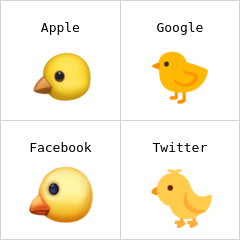 Pui de găină emoji
