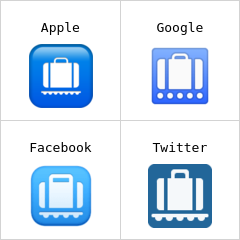 Odbiór bagażu emoji