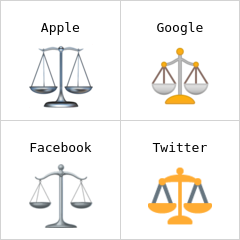 Balance scale emoji