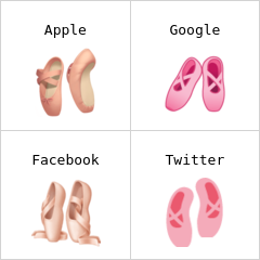 Sepatu balet emoji