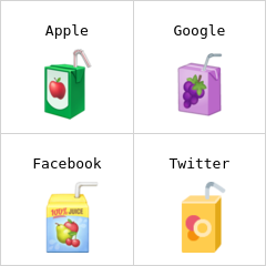 Minuman air kotak Emoji