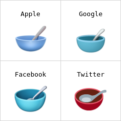 Bowl with spoon emoji