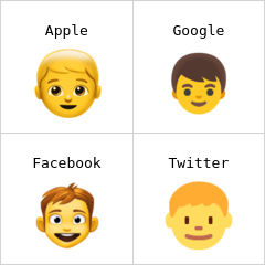 Erkek çocuk emoji