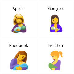 Karmienie piersią emoji