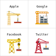 Dźwig budowlany emoji