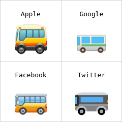 Otobüs emoji