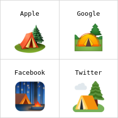Camping emojis