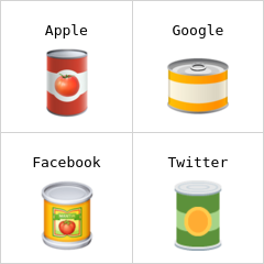 Canned food emoji