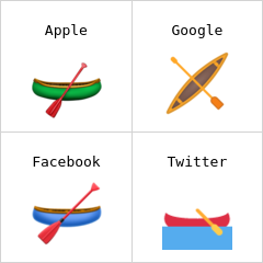 Canoe emoji