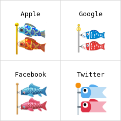 물고기 깃발 이모티콘