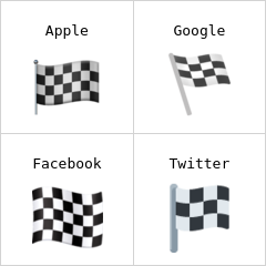 پرچم شطرنجی اموجی