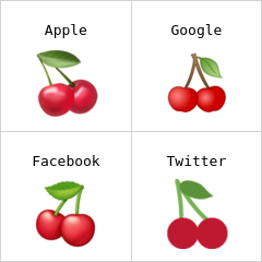 Kirsebær emoji
