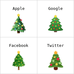 árvore de natal emoji