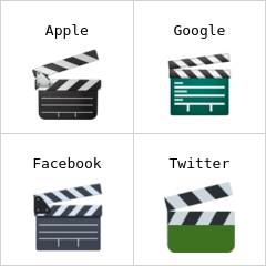 Filmklappa emoji