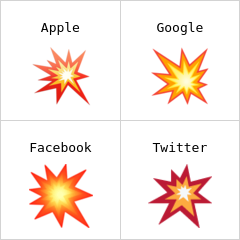 Explosion emojis