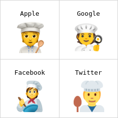 Kuchař/kuchařka emodži