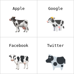 Vacă emoji