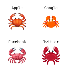 Crabe emojis